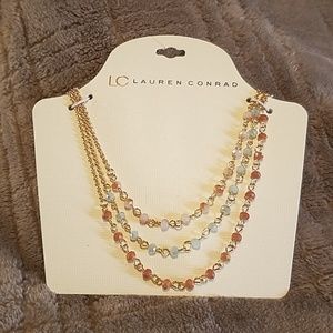 Lauren Conrad three tier necklace
